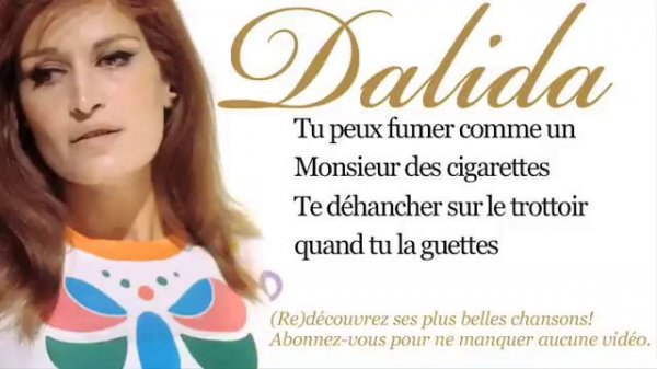 Dalida - Bambino - Paroles (Lyrics)