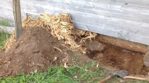 1 Поднять угол дома