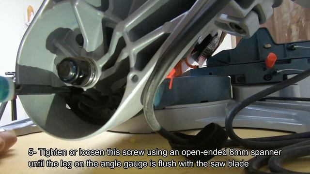 Adjusting Miter Saw - BOSCH GCM 12 SD/GDL