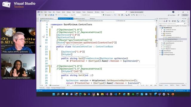 Versioning ASP.NET Core Services смотреть онлайн