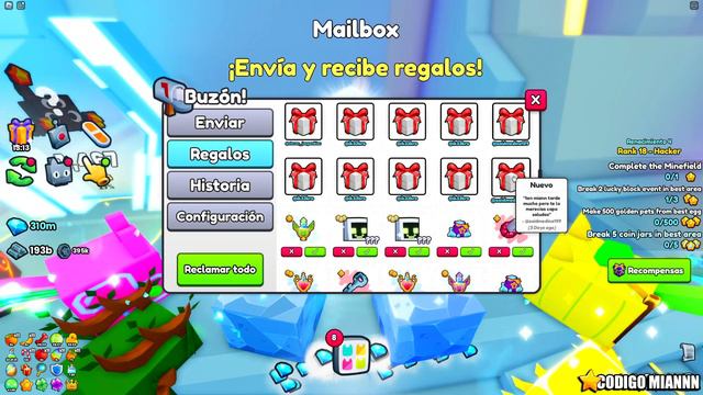 ABRO UN BUZON A REVENTAR DE HUGES EN PET SIMULATOR 99 DE ROBLOX!!! смотреть онлайн