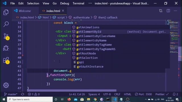 Youtube Data API V3 Channel Subscriber App in Vanilla Javascript | Javascript Full Project смотреть онлайн