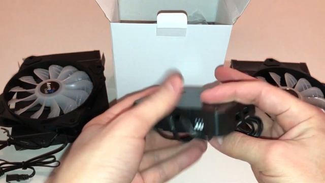 Вентиляторы AeroCool P7-F12 PRO RGB + P7-H1. Обзор. смотреть онлайн