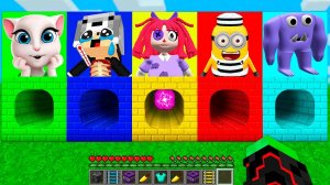 ВЫБЕРИ КРУГЛЫЙ ТОННЕЛЬ В МАЙНКРАФТ