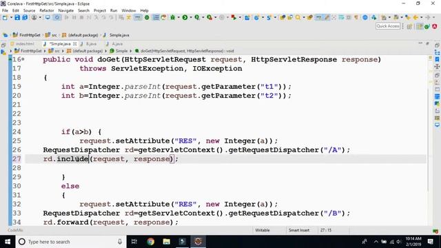 How To Use RequestDispatcher In HttpServlet смотреть онлайн