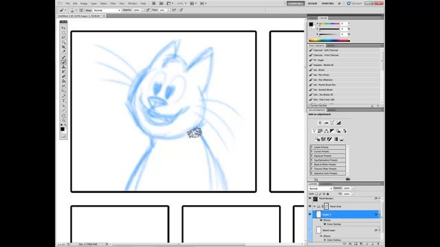Digital Comics in Adobe Photoshop Part II: Sketching смотреть онлайн