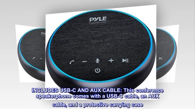 Pyle Conference Speaker Bluetooth Speakerphone - Multipurpose Conference & Streaming Speaker, Noise смотреть онлайн
