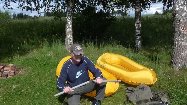Пакрафт "Кулик". Самый легкий пакрафт! Новая модификация. ТЕСТ смотреть онлайн