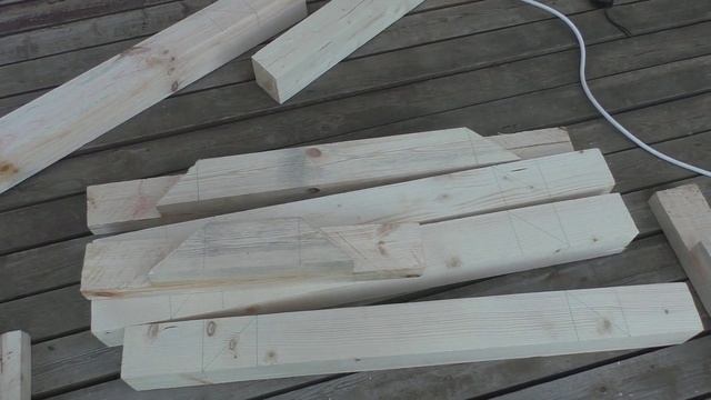 Деревянная клумба 8-гранник. Часть 1 - стыковка деталей. смотреть онлайн