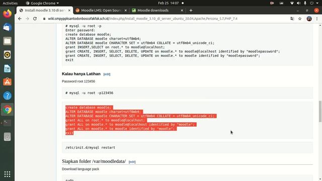 Install Moodle SMPN4 Kokas-Fakfak Papua Barat di server Ubuntu 20 04 смотреть онлайн