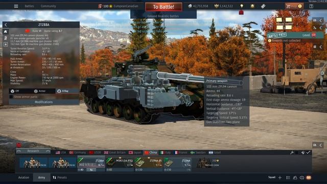 ZTZ88A - Update Wind Of Change Dev Server - War Thunder смотреть онлайн