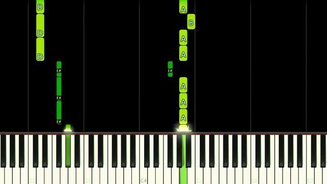 POWER RANGERS JUNGLE FURY THEME - EASY Piano Tutorial смотреть онлайн