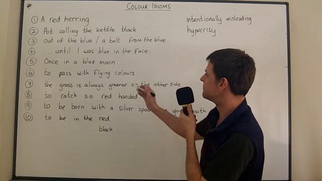 IDIOMS Lesson 4 'Colours''