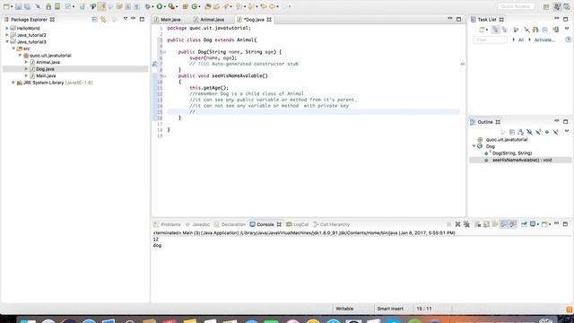 Video 3 : Create class, new object, private, protected and public key смотреть онлайн