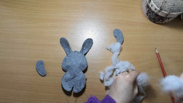 Зайка, кошка и мышка из фетра (по одной выкройке) смотреть онлайн