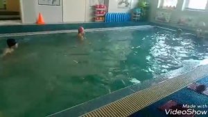 Открытое занятие по плаванию в нашем садике