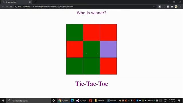 Making Tic-Tac-Toe game using HTML,CSS and JavaScript easily смотреть онлайн