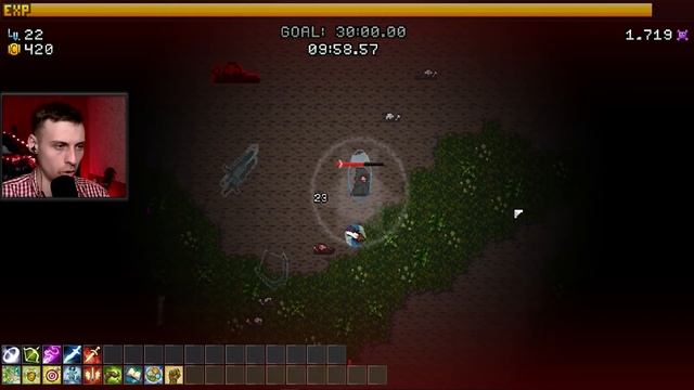 БОГ ГРОМА С ЧЕСНОЧКОМ ▲ Клон Vampire Survivors - Nomad Survival прохождение обзор #1 смотреть онлайн