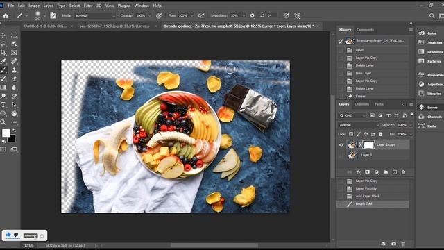 Layer Mask - Adobe Photoshop for Beginners - Class 10 - Urdu / Hindi смотреть онлайн