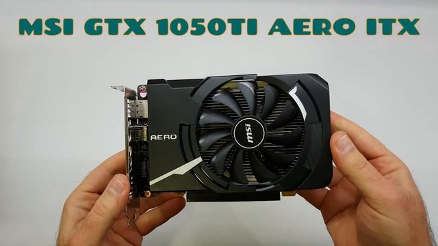 Tarjeta Gráfica MSI GTX1050ti Aero ITX 4GB