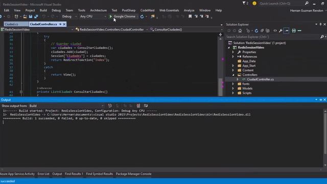 Usar Redis como almacenamiento de datos de sesión en ASP.NET смотреть онлайн