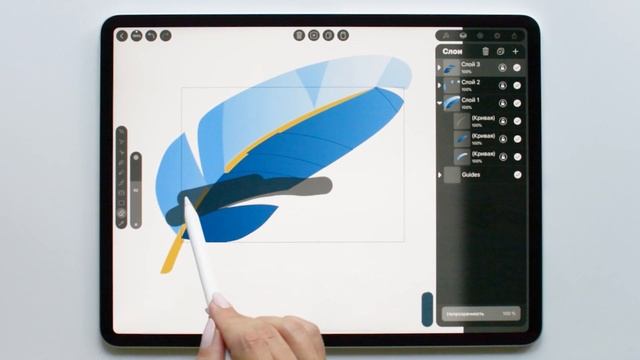 Vectornator. Урок 7. "Рисование" ластиком. Этого не может Affinity Designer. смотреть онлайн