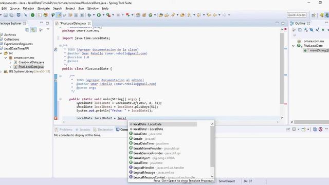 Programacion Java - Suma LocalDate смотреть онлайн