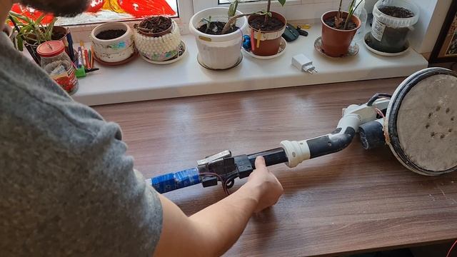 Жираф шлифмашина от Mac Allister доработка