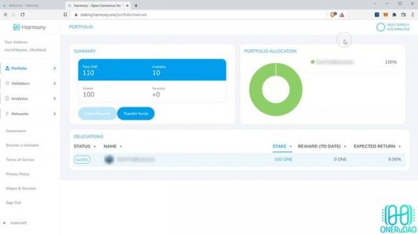 Переход от One Wallet к Метамаск