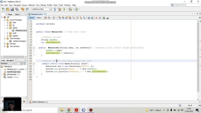 Java : Class, Objeck, Attribute, Method & Constructor смотреть онлайн