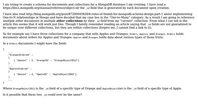 Databases: How unique are MongoDB _id fields? смотреть онлайн