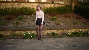 Natori Nylons and Outfit Review