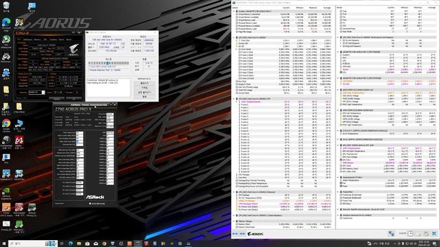 Gigabyte Z790 AORUS PROX 8200CL34 RAM OVER CLOCK смотреть онлайн