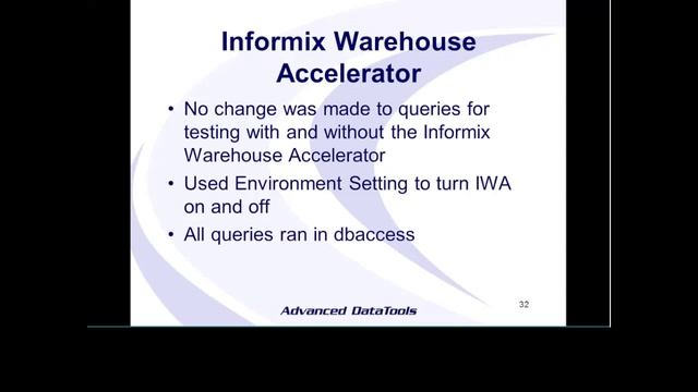 Informix Warehouse Accelerator Demo Webcast смотреть онлайн