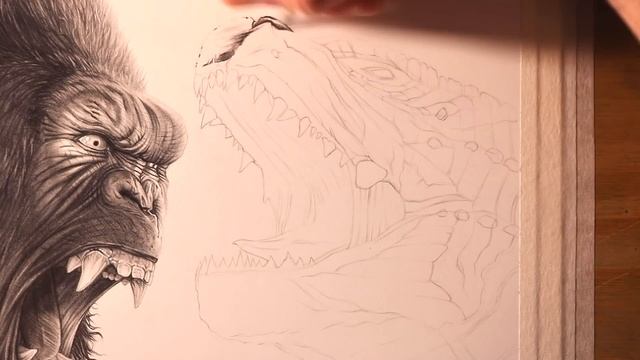 Let's Draw GODZILLA VS. KONG - FAN ART смотреть онлайн