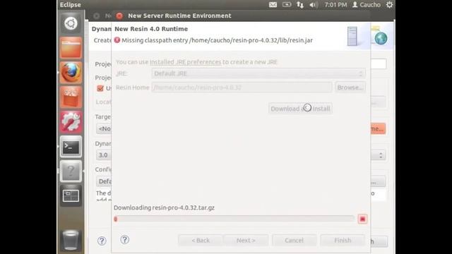 Resin Servlet/JSP Container Install, Export and Deploy смотреть онлайн