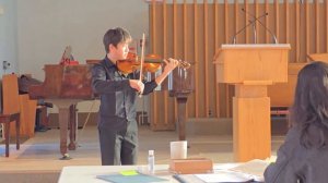 2024 Pickering GTA Music Festival Violin Sonata No   1 in G Presto 4th Mov Bach - Solo