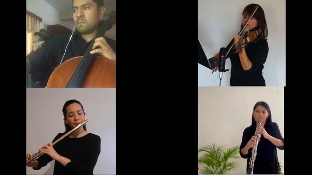 J. S. Bach - 2nd Brandenburg Concerto (en cuarentena) смотреть онлайн