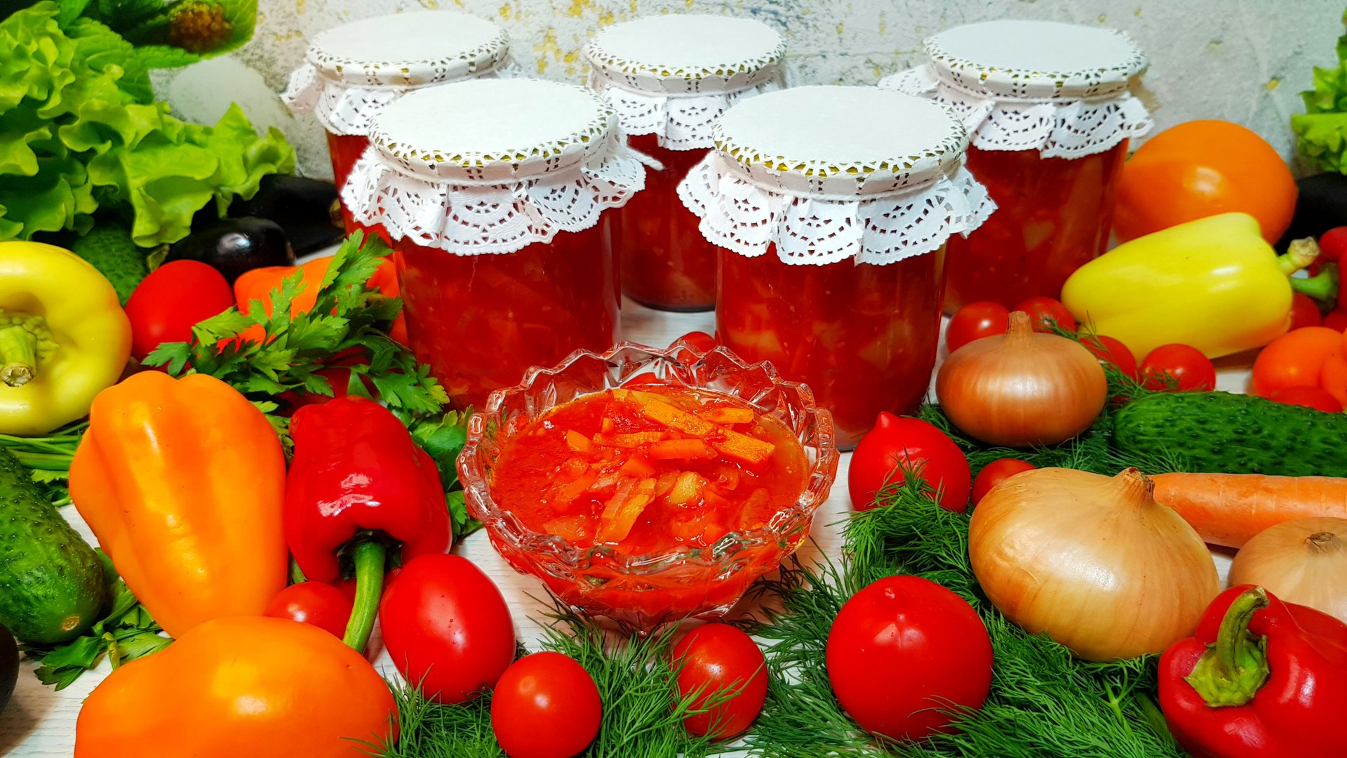 Вкусные овощные заготовки на зиму –очень простой и вкусный рецепт Лечо из овощей, проверенный годами смотреть онлайн