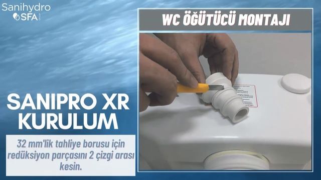 SANIPRO XR WC Öğütücü Montajı смотреть онлайн