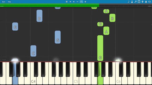 Samsung Galaxy Morning Flower Theme - Alarm Ringtone Piano Tutorial - How To Play смотреть онлайн