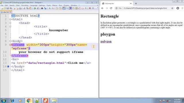 iframe tag-HTML5 смотреть онлайн