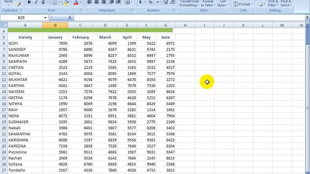 Ms Excel 2007 in telugu Part6 | Ms Excel Tutorial In Telugu смотреть онлайн