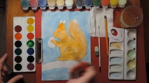 Рисуем белку