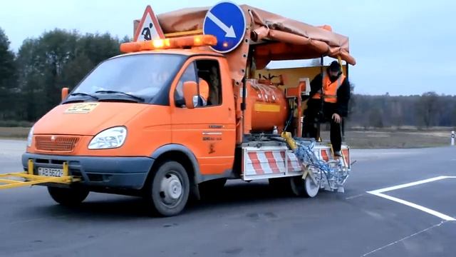 Road Marking Machine STiM Shmel 11A смотреть онлайн