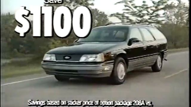 Ford Taurus and Tempo 80s Commercial (1988) смотреть онлайн