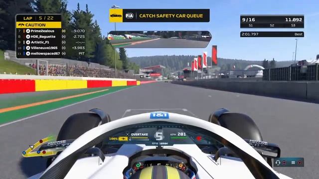 PeRL - S9 - R3 - Tier 3 - Spa - 22 Laps - HAAS смотреть онлайн