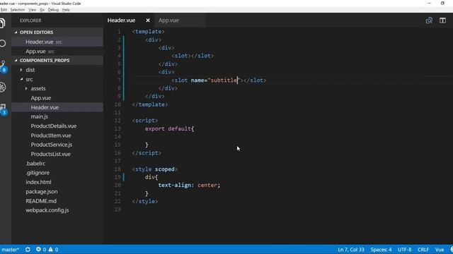Learn Vue.js (RU) - Компоненты #4 - Слоты смотреть онлайн