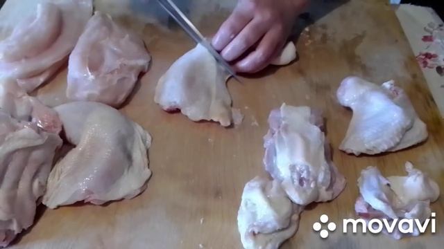 Как правильно разделать курицу