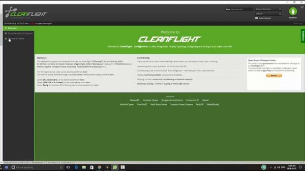 Flashing Betaflight on SP Racing F3 EVO for brushed motors with Zadig